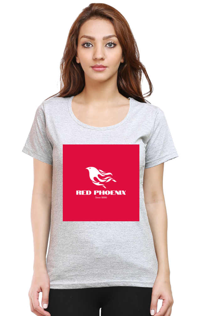 "Embrace Transformation with our Phoenix-Themed Women's T-Shirt!"