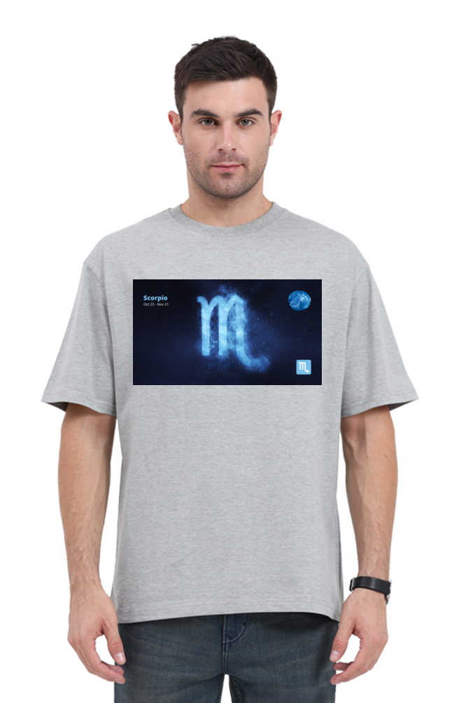 Modernistic Zodiac-Themed Men's T-Shirt