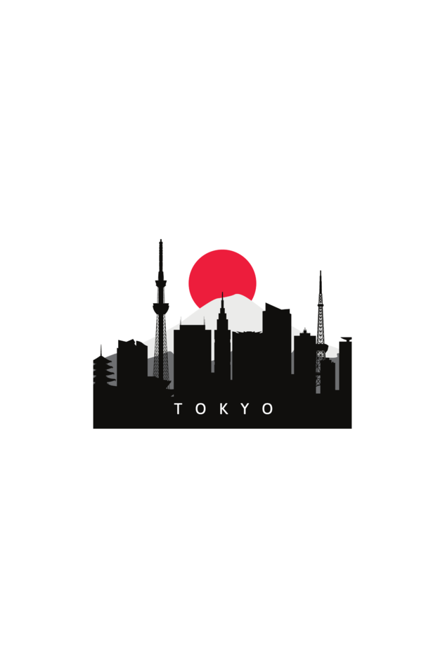 "Experience the Spirit of Tokyo with Our Tokyo Theme T-Shirt!"