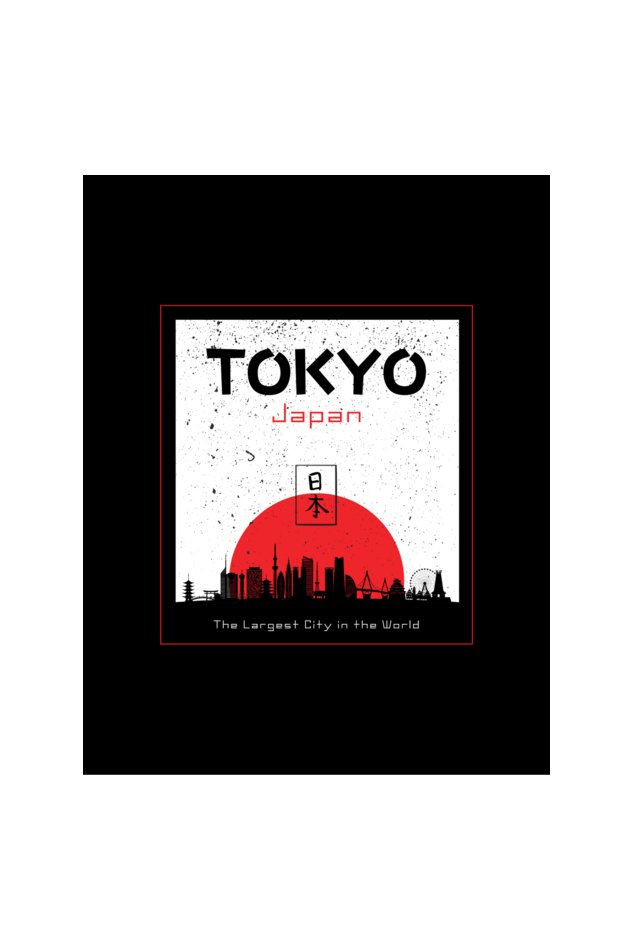 "Experience the Spirit of Tokyo with Our Tokyo Theme T-Shirt!"