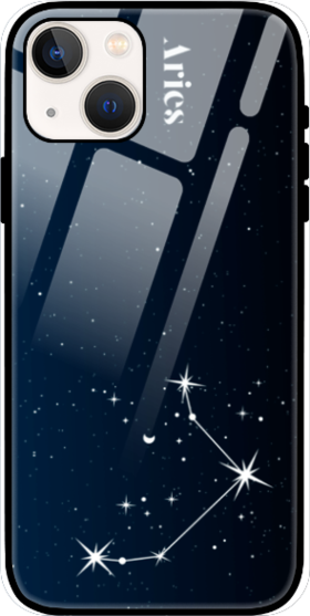 "Elevate Your Zodiac Connection with Our Glass iPhone Phone Cases!"