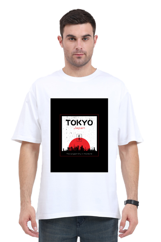 "Experience the Spirit of Tokyo with Our Tokyo Theme T-Shirt!"