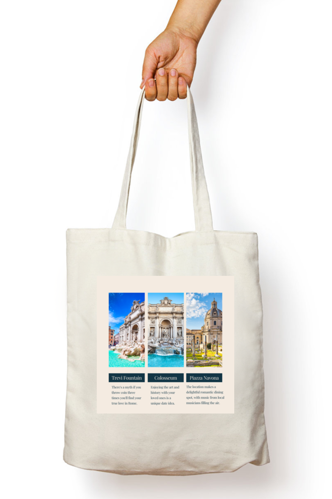 Cloth Fabric Printed Tote Bags