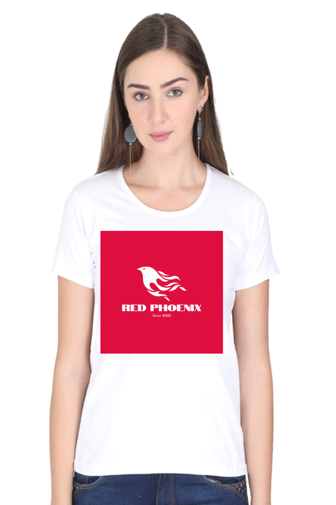 "Embrace Transformation with our Phoenix-Themed Women's T-Shirt!"