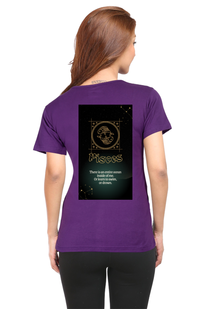 "Express Your Cosmic Connection with Zodiac Sign-Themed Women's Shirts!"