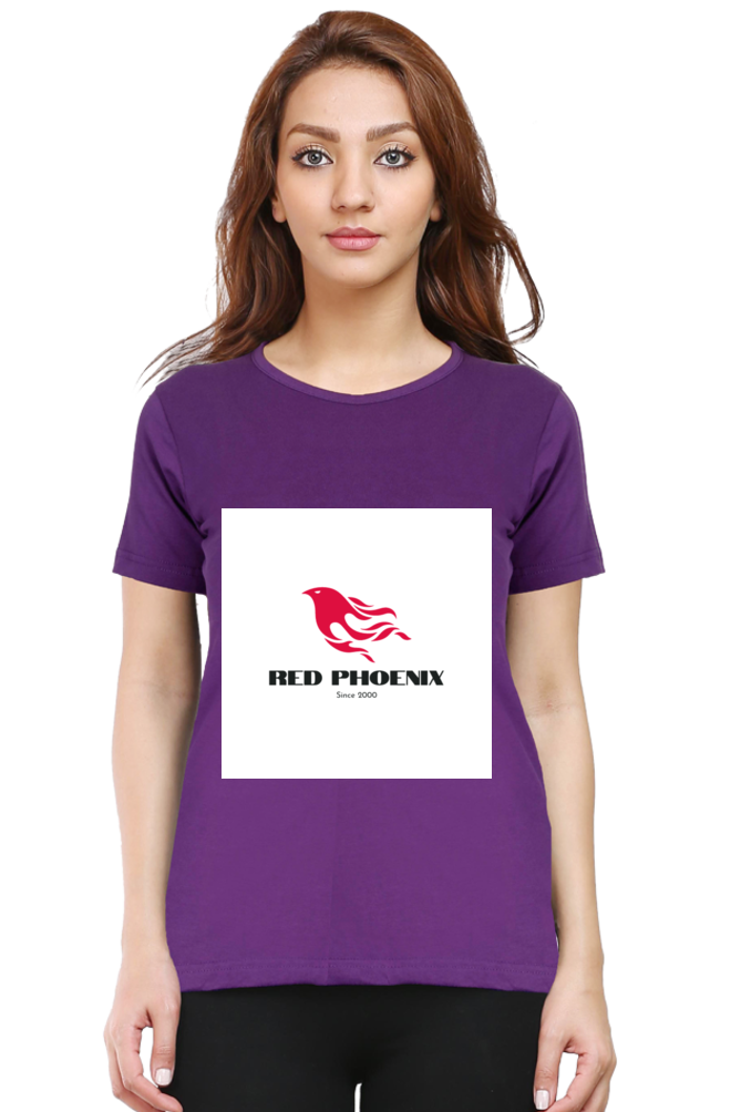 "Embrace Transformation with our Phoenix-Themed Women's T-Shirt!"