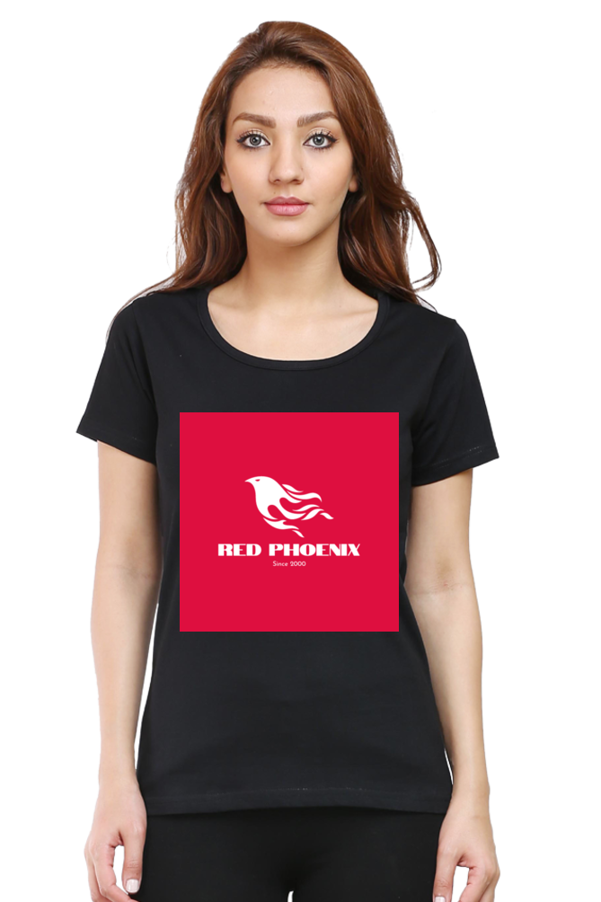 "Embrace Transformation with our Phoenix-Themed Women's T-Shirt!"