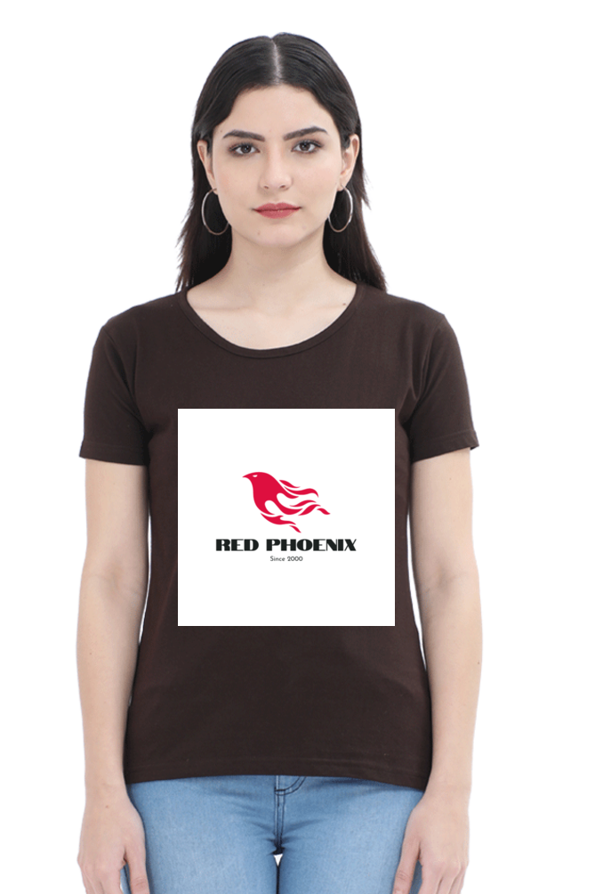 "Embrace Transformation with our Phoenix-Themed Women's T-Shirt!"