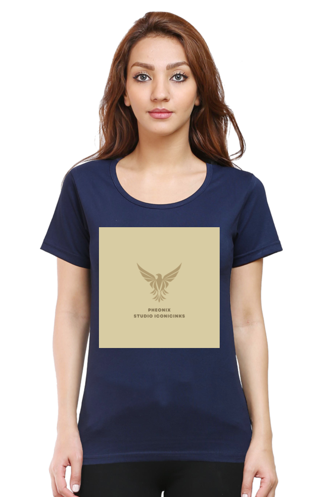 "Embrace Transformation with our Phoenix-Themed Women's T-Shirt!"