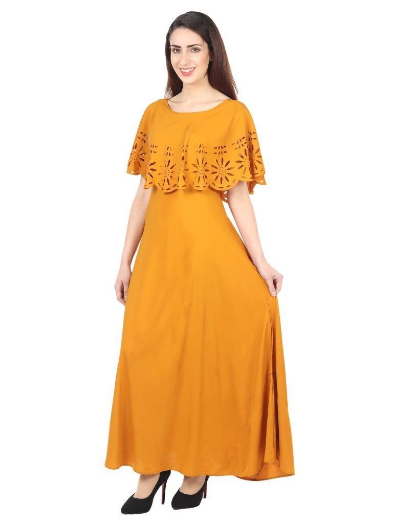 Women's Crepe Maxi Dresses