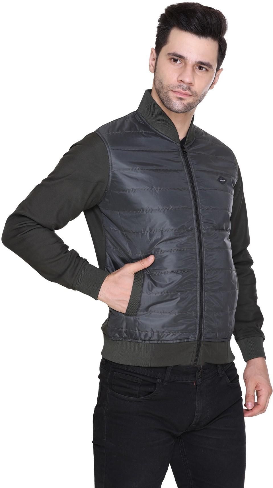 Men Solid Casual Jacket