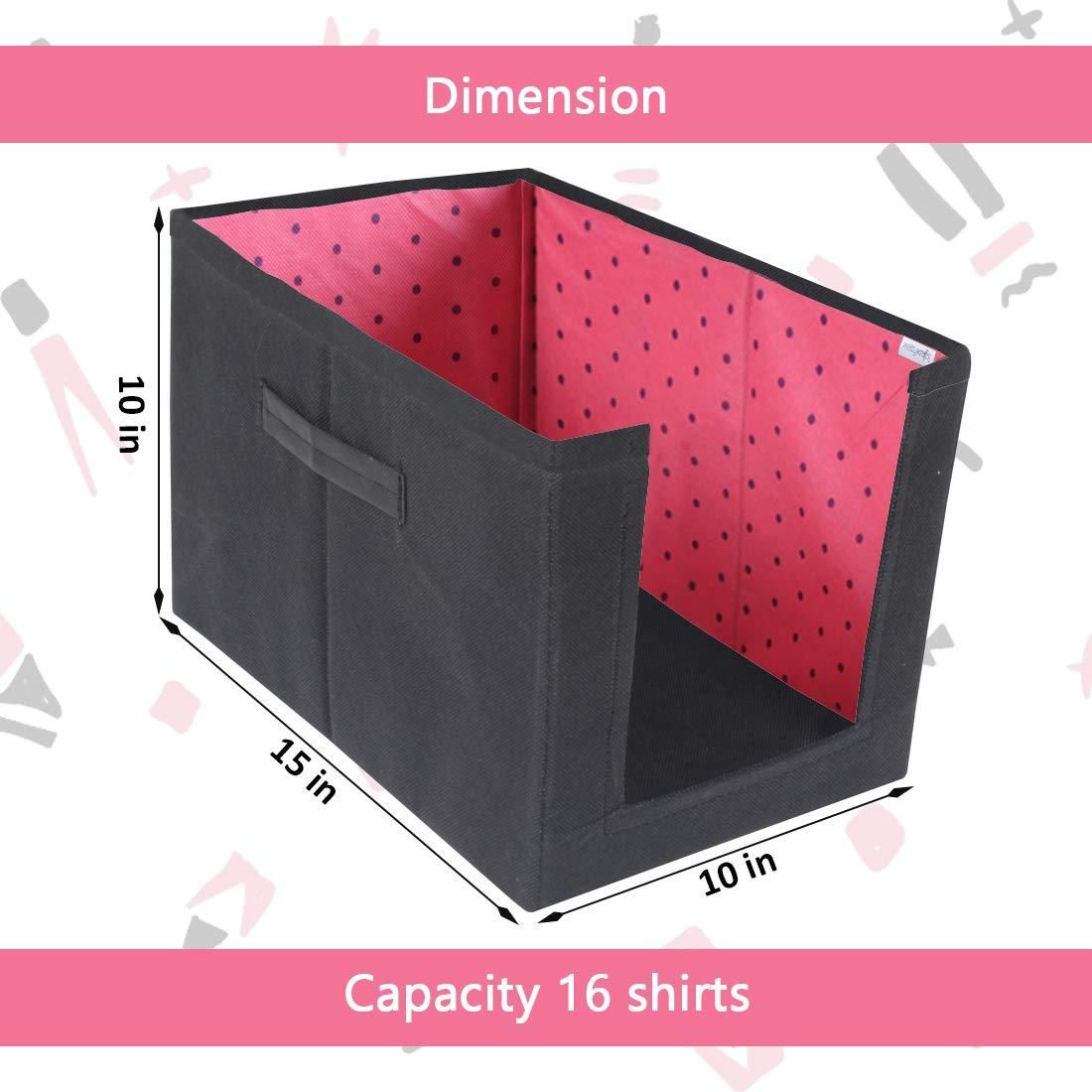 Closet Organizer-Foldable Clothing Organizer Stackers(Pack of 2)