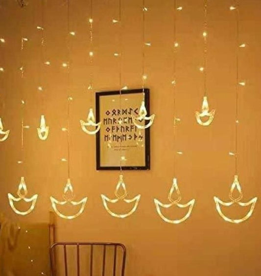 10 Diya LED String Light