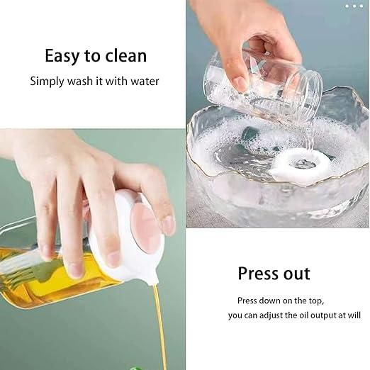 Oil Dispenser with Silicone Brush (230ml)