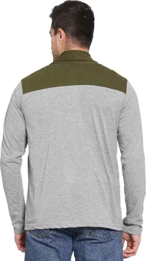 Men Jacket Style Full Sleeve Grey Shrug