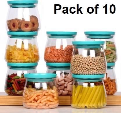 Container Storage Jar(Pack of 10)