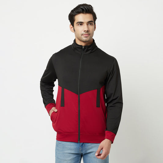 Colorblock Full Sleeves Mens Jacket