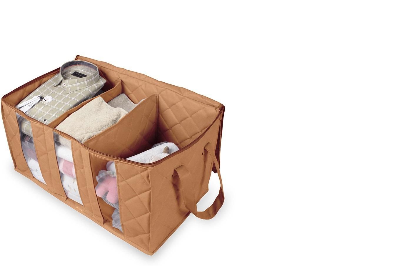 Organizer- 3 Compartment Foldable Storage Box