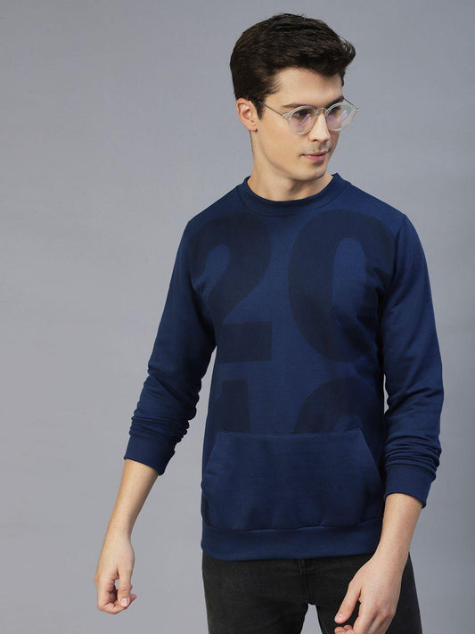 Mens Printed Full Sleeves Sweatshirt