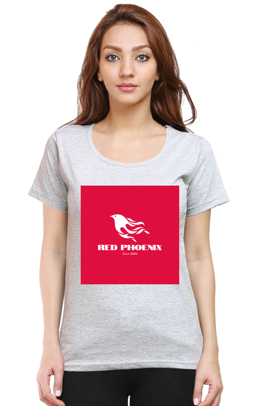 "Embrace Transformation with our Phoenix-Themed Women's T-Shirt!"