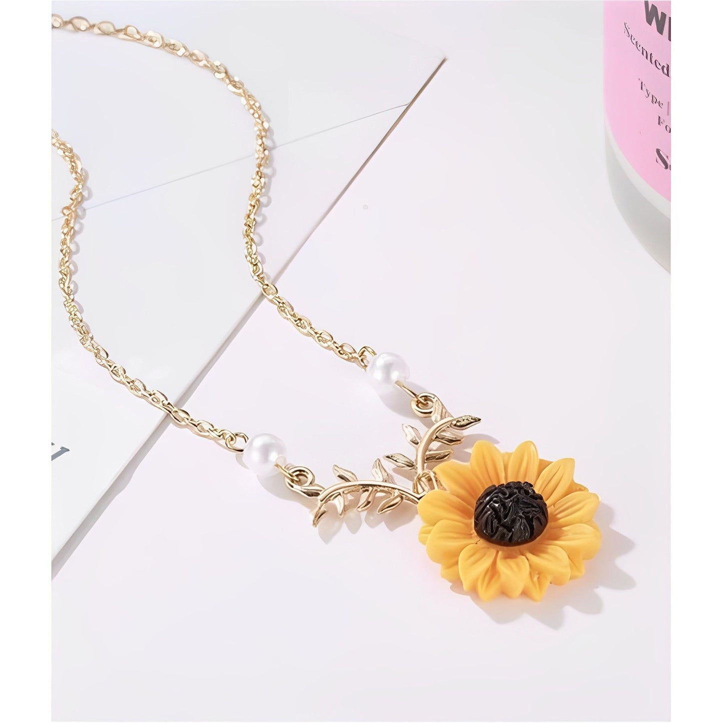 Sunflower Necklace For Women