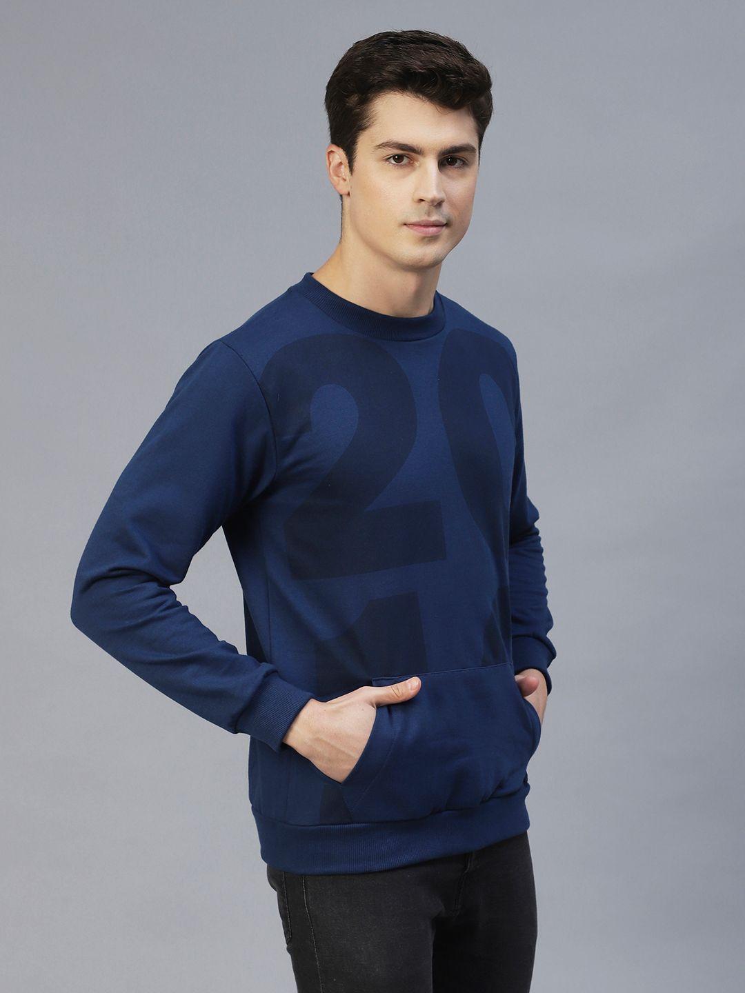 Mens Printed Full Sleeves Sweatshirt