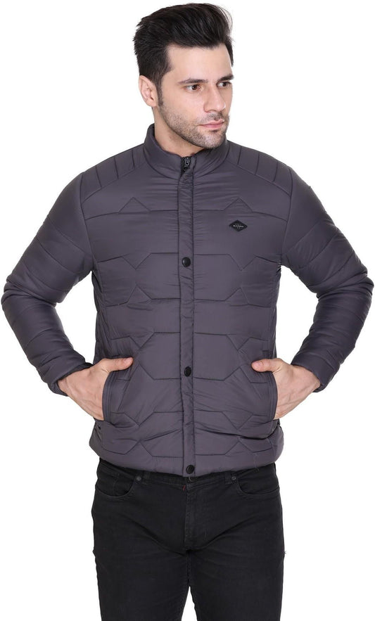 Men Solid Casual Jacket