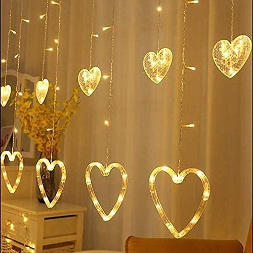 Heart Curtain Light - 5+5 Heart,