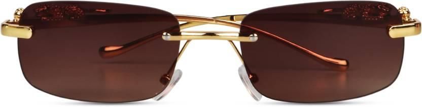 Unisex Signature Rectangular Sunglasses