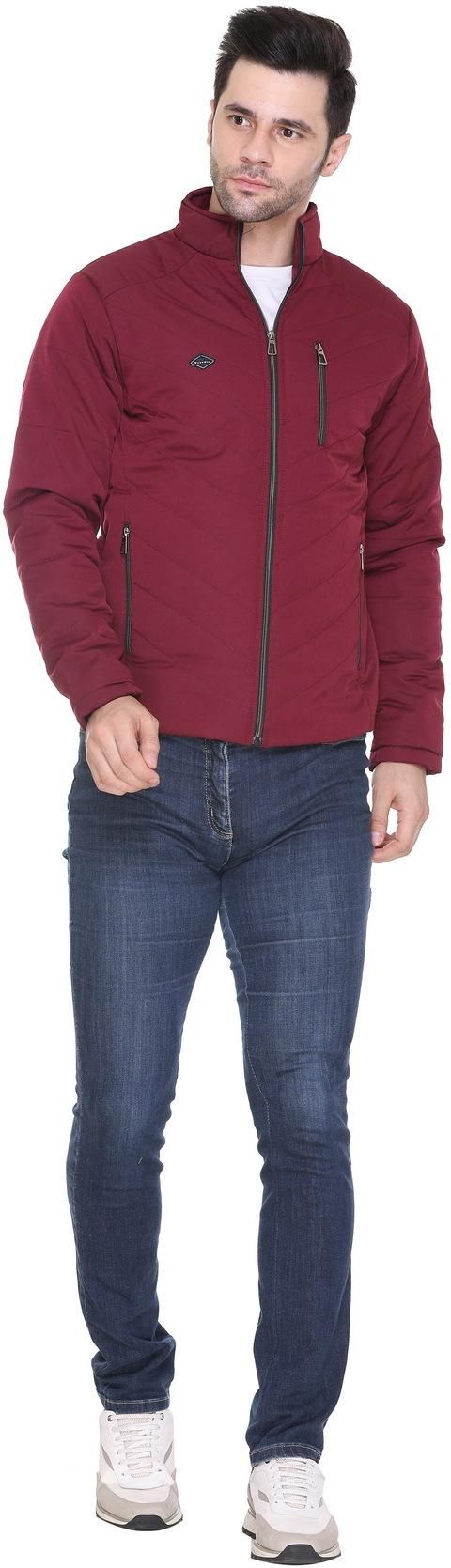 Men Solid Casual Jacket