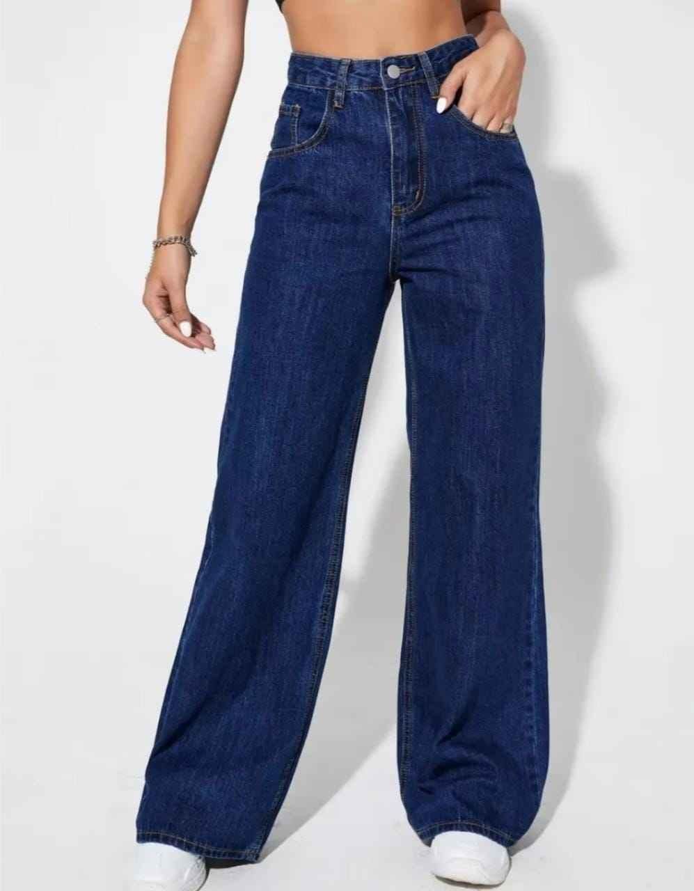 Indigo Wide-Leg denims For Women