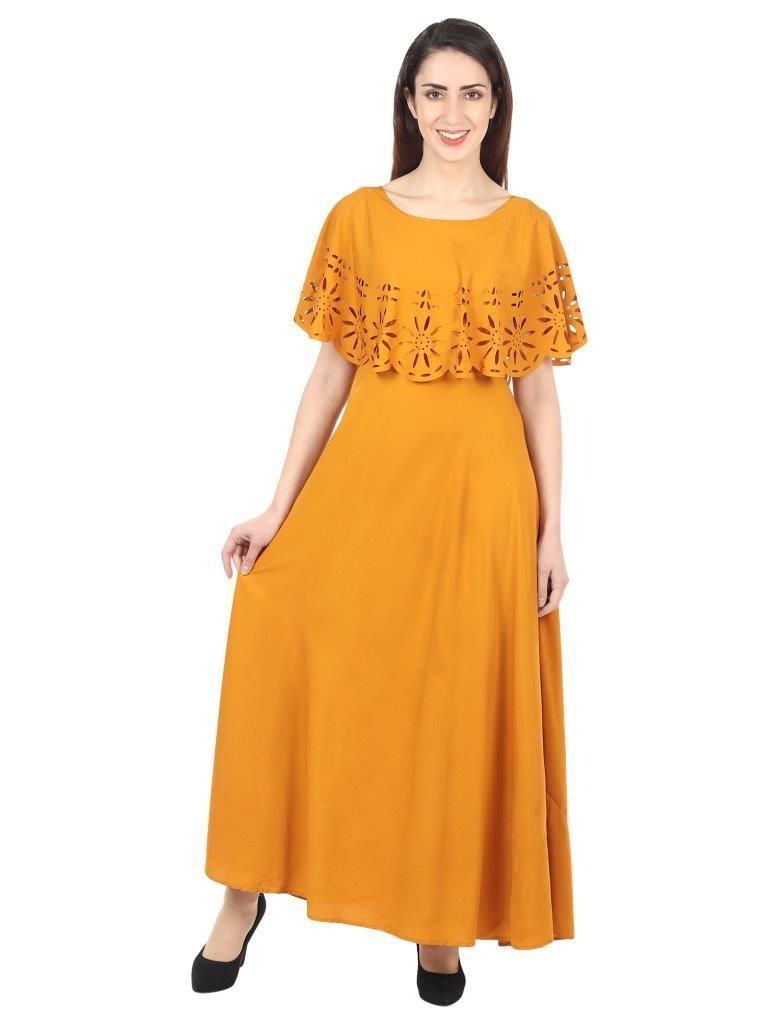 Women's Crepe Maxi Dresses