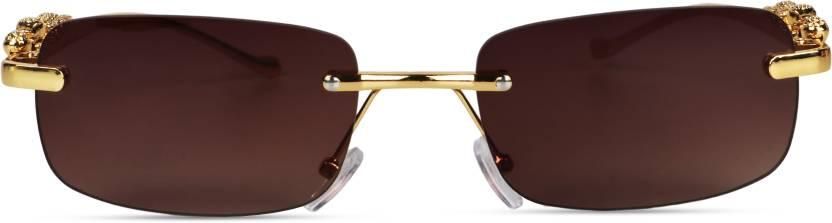 Unisex Signature Rectangular Sunglasses