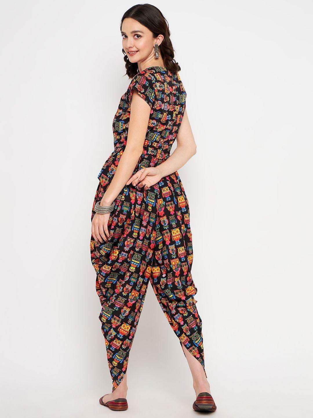 Women's Maxi Printed Dhoti Jumpsuit