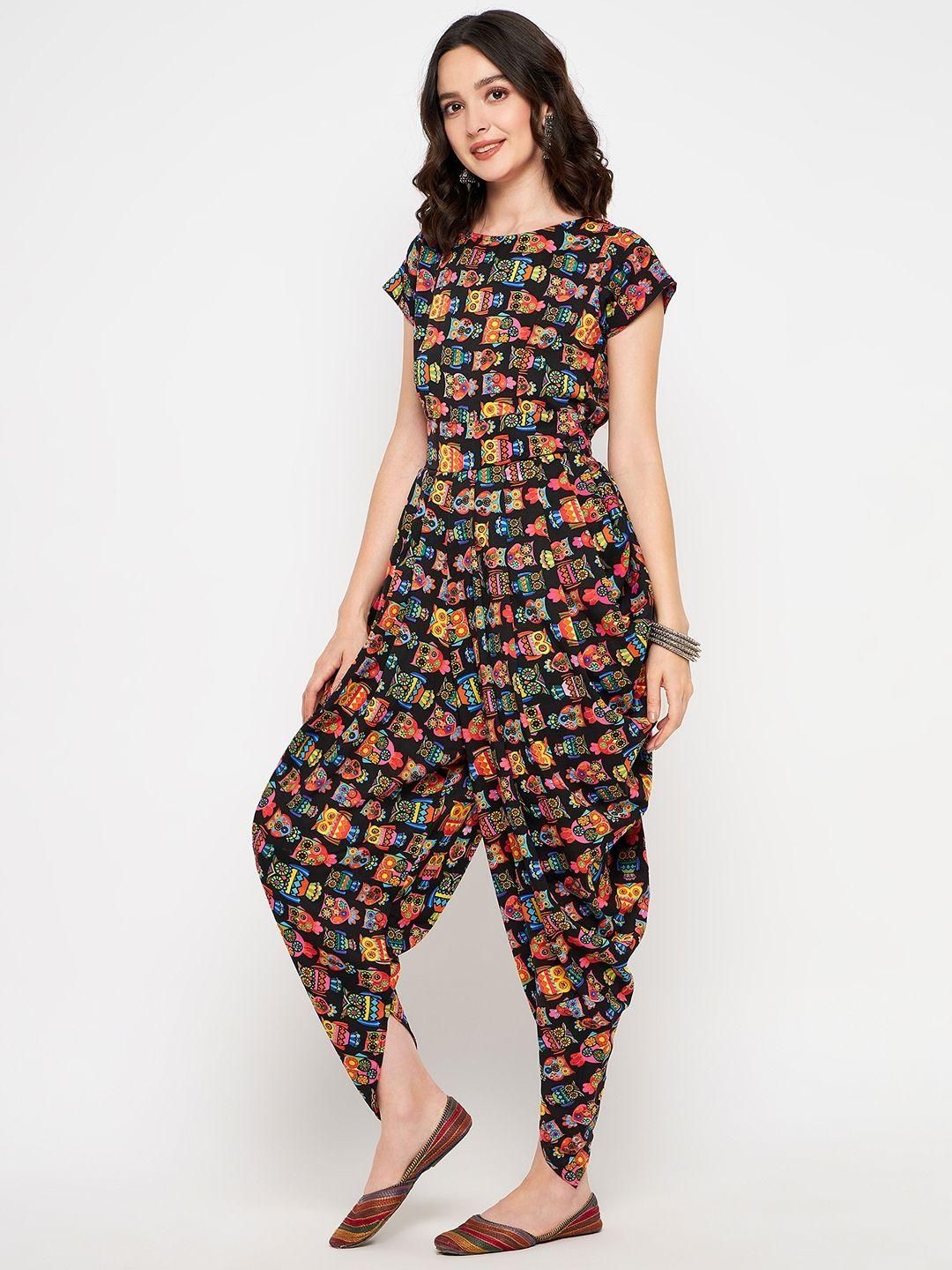 Women's Maxi Printed Dhoti Jumpsuit