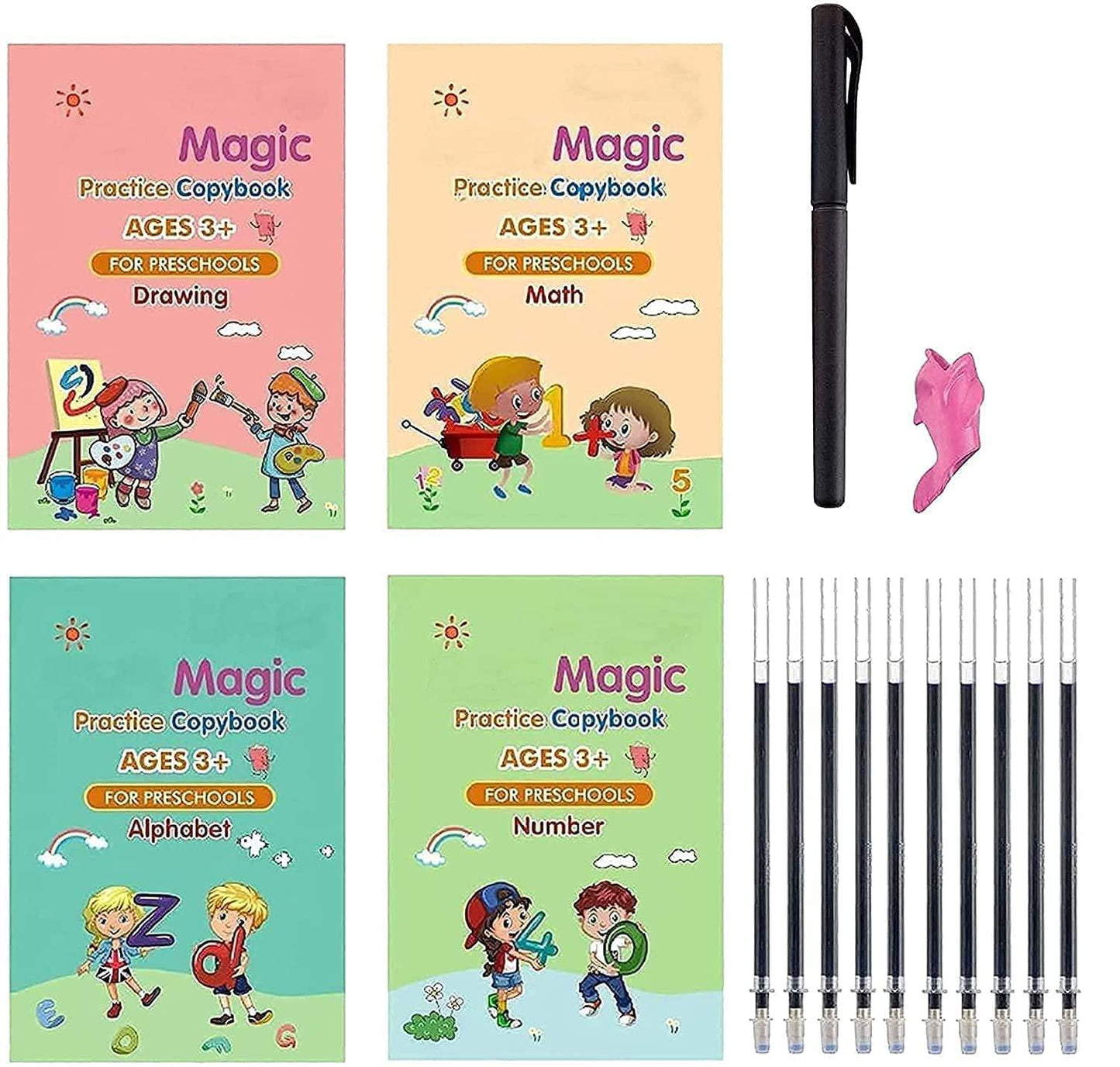 Magic Practice Writing Kids Reusable Learning Copybook