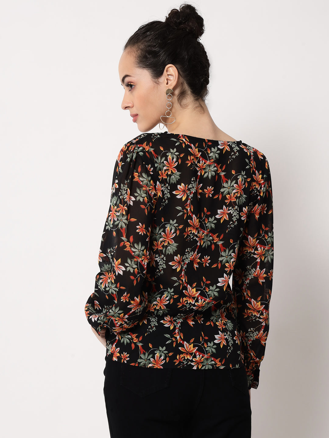 Women's Floral Printed Top