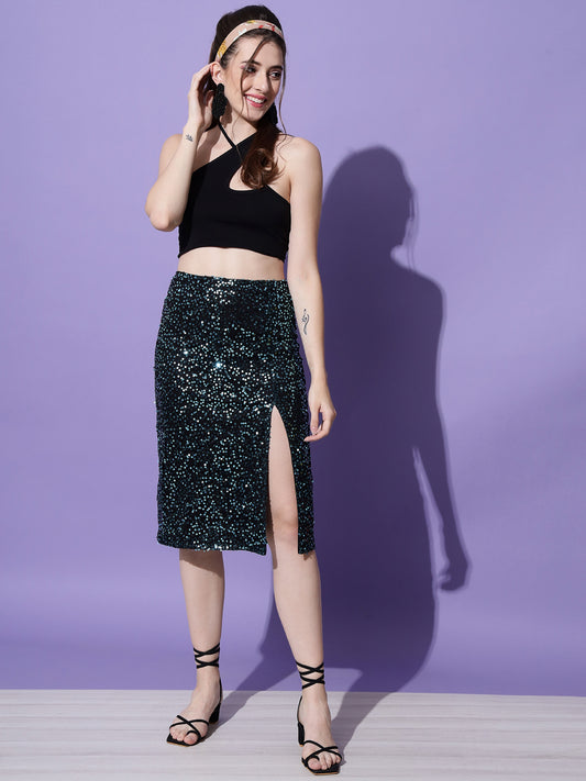 Women's  Bodycon Sequin Party Skirt