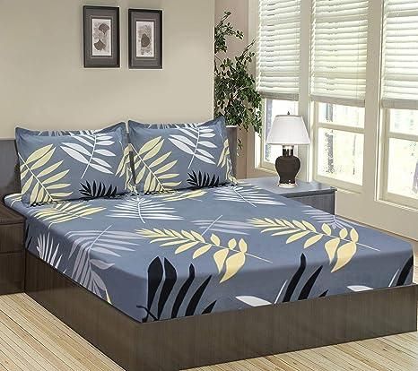 Cotton Fitted Double Bedsheets