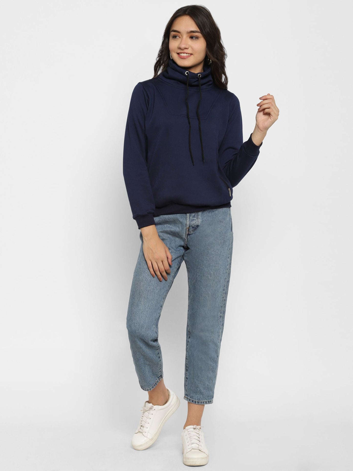 Blue Fleece Women's Hoody