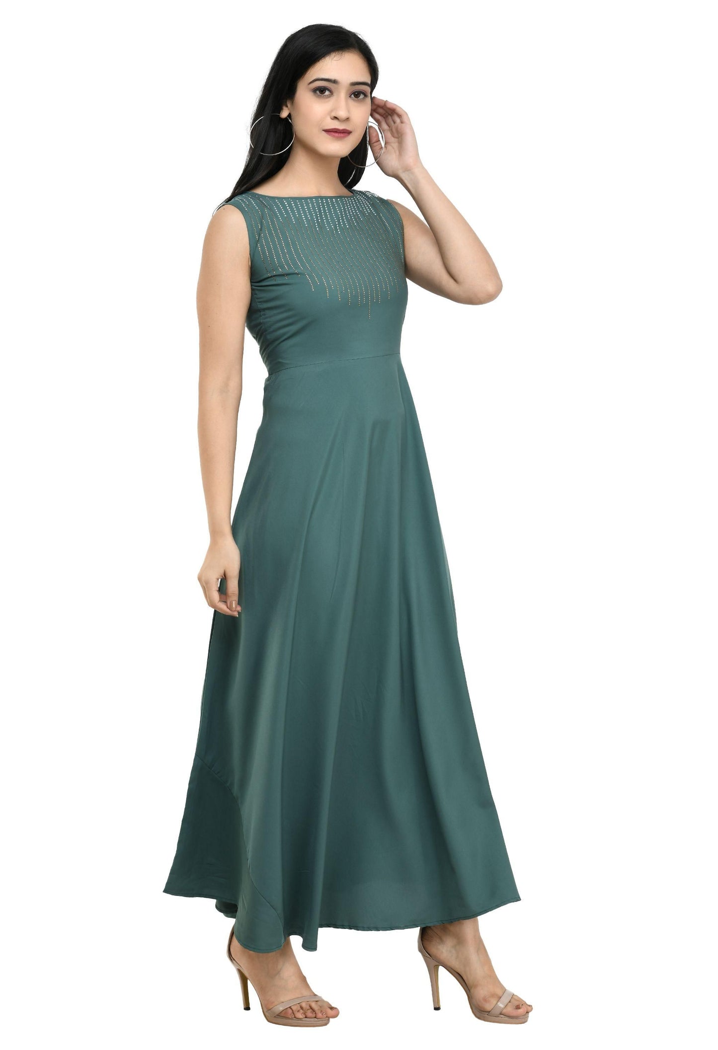 Women's Solid Maxi Dress