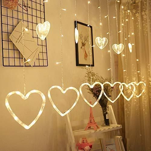 Heart Curtain Light - 5+5 Heart,