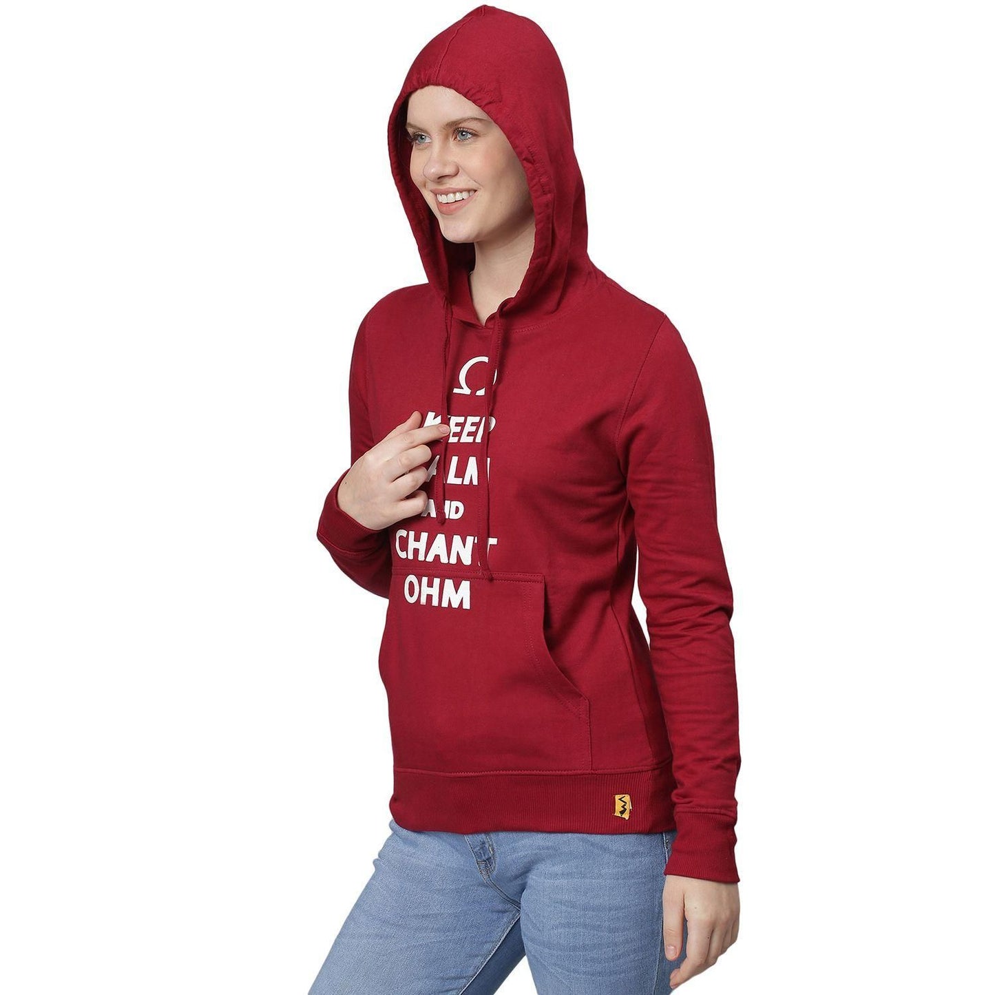 Women Printed Stylish Casual Hooded Sweatshirts