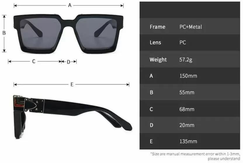 Unisex Signature Over-sized Sunglasses