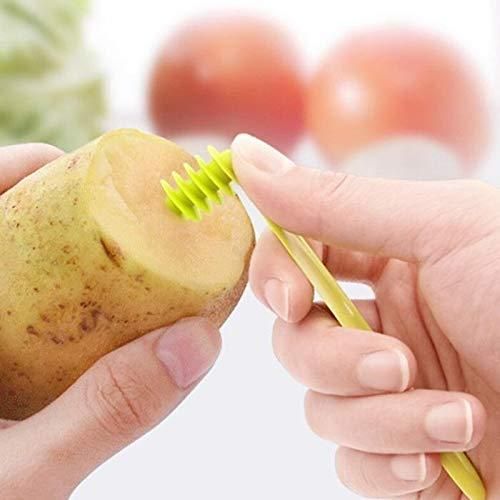 Kitchen Plastic Vegetables Spiral Cutter