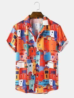 Men's Printed Holiday Shirts