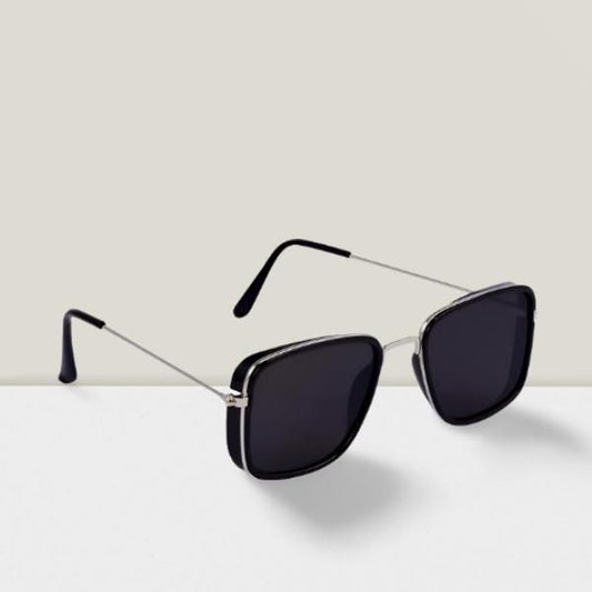 Unisex Retro Square Signature Sunglasses