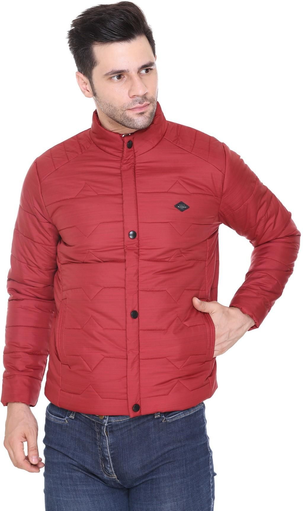 Men Solid Casual Jacket