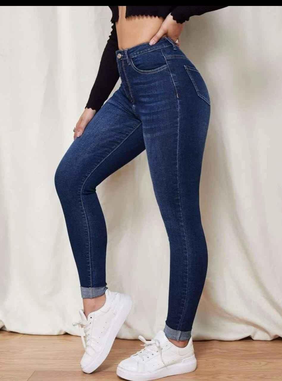 Women's High Rise Stretchable Causal Jeans