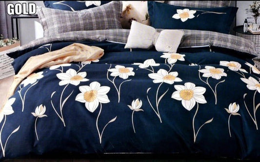 Cotton Fitted Double Bedsheets